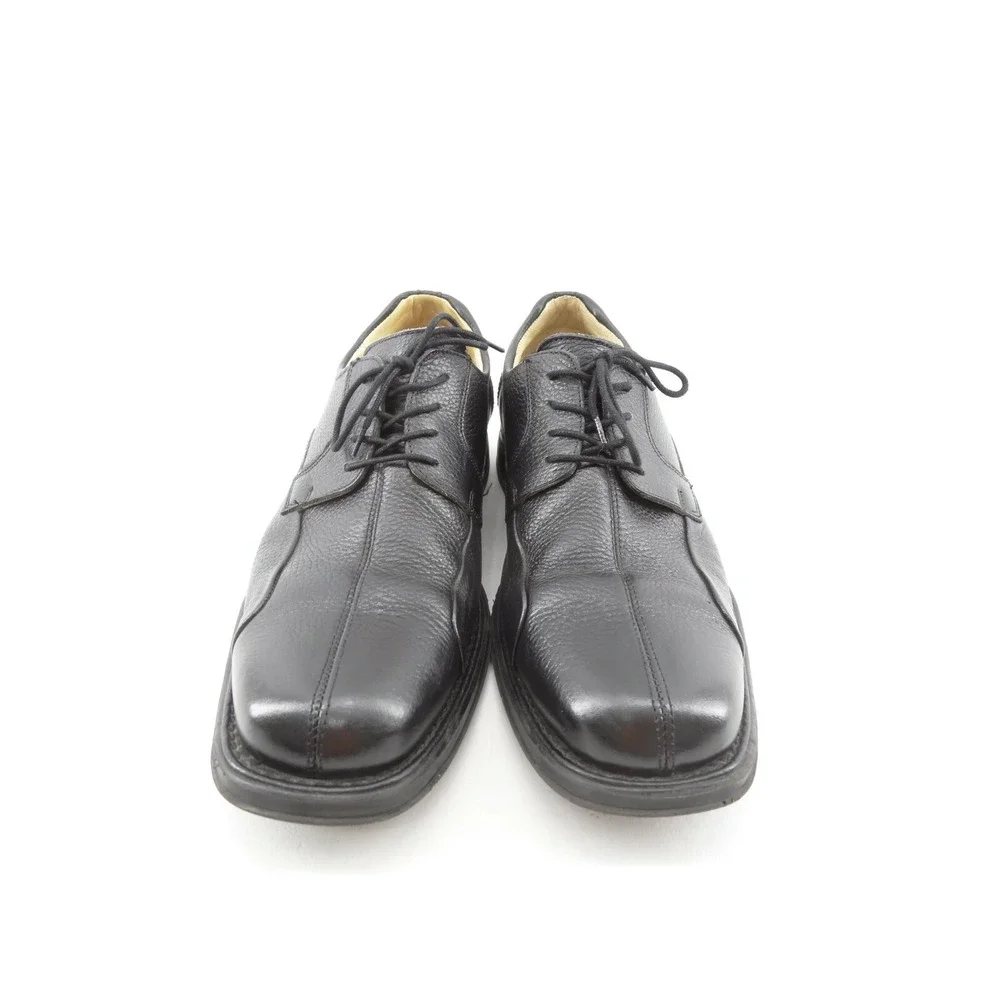 Studio Belvedere BAY BRIDGE Black Leather Mens Oxford‎ Dress Shoes Sz 10.5 D